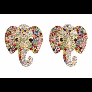 Crystal encrusted earring